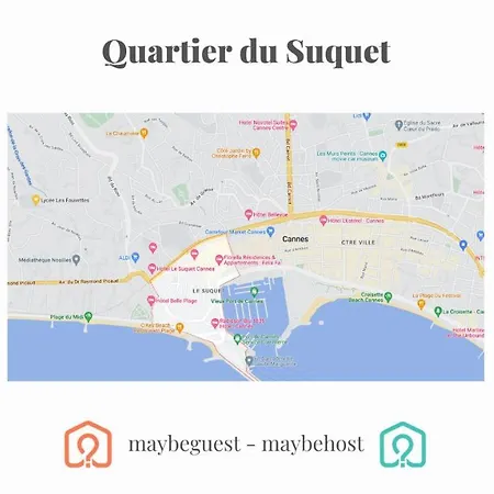 Apartment C050-appt Standing Au Coeur Du Suquet - St Antoine 1